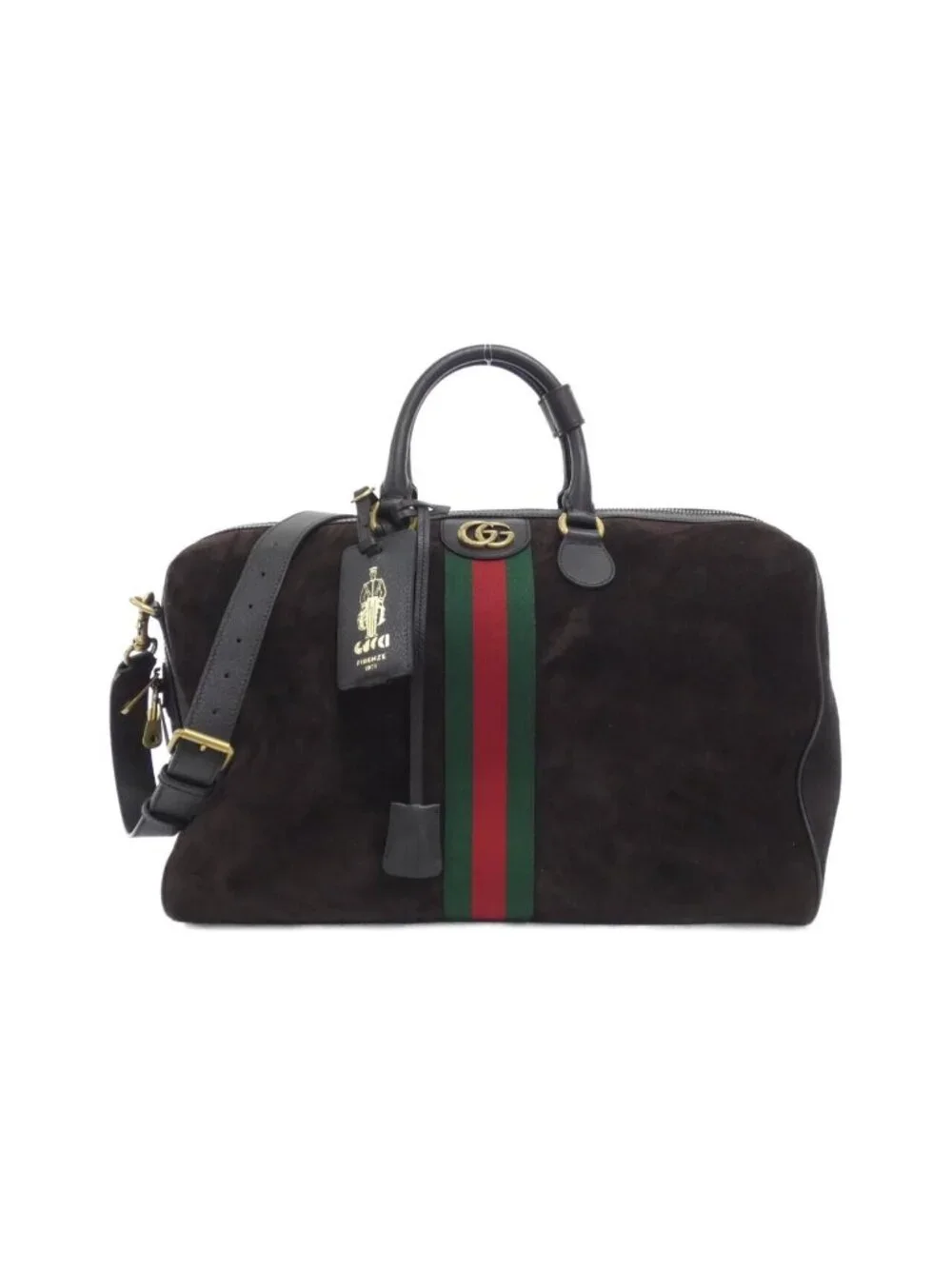 Gucci Boston Bag Travel Bags Brown